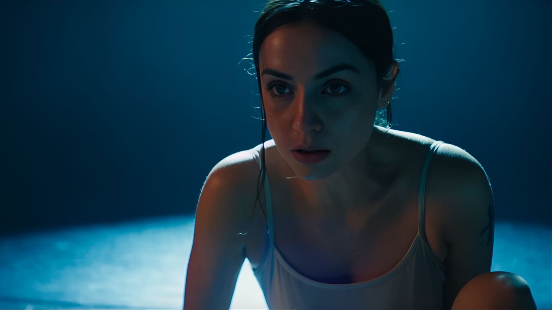 Eve prepares for battle, both physically and emotionally, as she faces a life-altering mission. (Image via Lionsgate Movies)